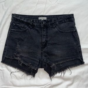 JustUSA Black Jean Shorts - M